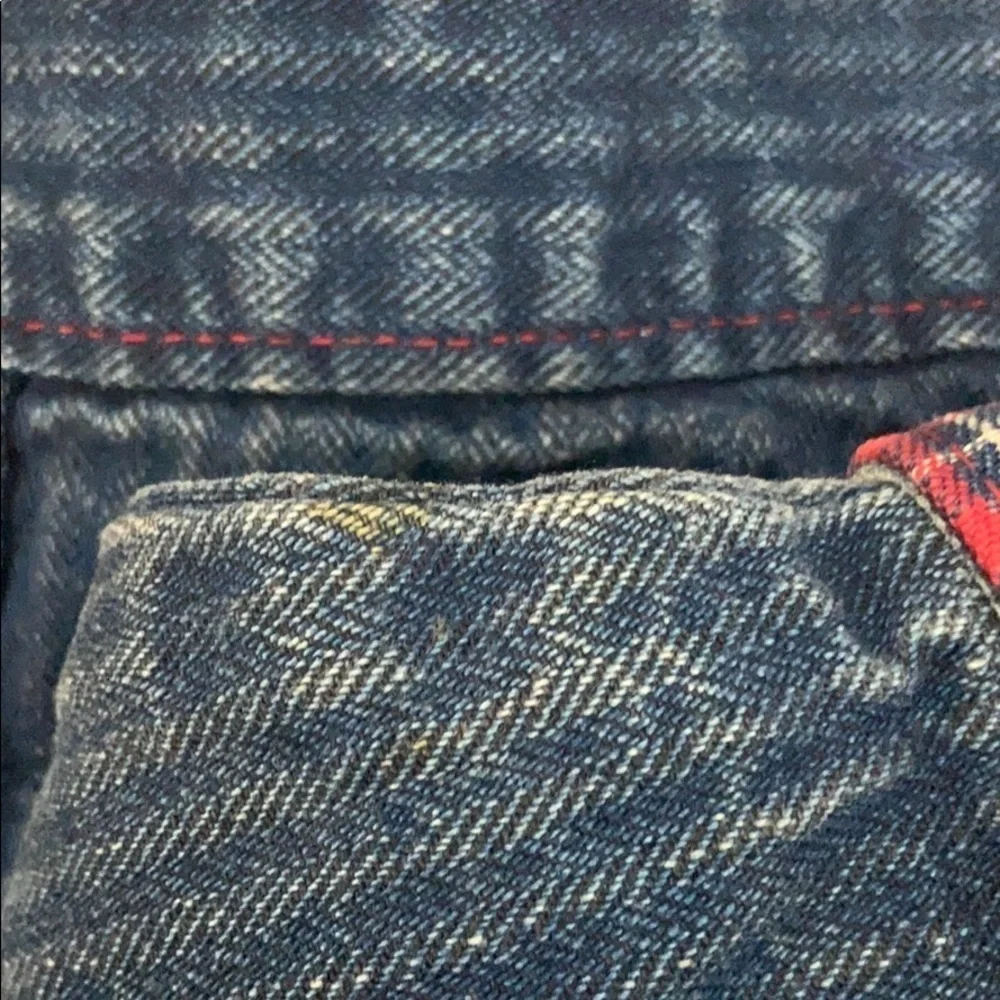 Vintage Oshkosh B'Gosh | Denim Jacket with Plaid Sz 3T‎